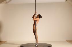 Poledance reference poses of Fannie